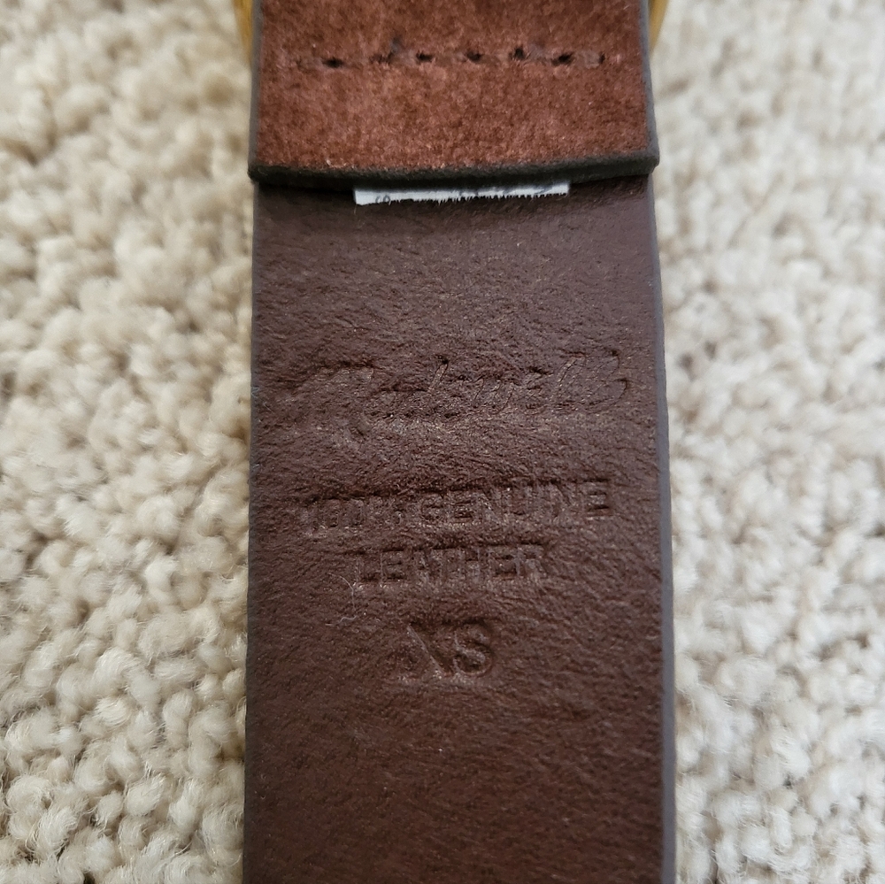 Madewell Western Belt Suede Dome Studs XS - Picture 5 of 5